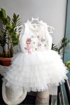 ATTRACTIVE NET HAND WORK KIDS FROCK PARTY WEAR WHOLESALE PRICE ETHNIC GARMENT (13)