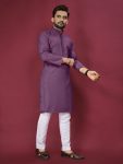 ATTRACTIVE RAYON EMBROIDERY AND SEQUENCE WORK MENS KURTA PAJAMA FESTIVAL WEAR WHOLESALE PRICE ETHNIC GARMENT (8)