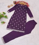 ATTRACTIVE RAYON EMBROIDERY SEQUENCE WORK KURTI PANT OFFICE WEAR WHOLESALE PRICE ETHNIC GARMENT (20)