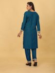 ATTRACTIVE RAYON EMBROIDERY SEQUENCE WORK KURTI PANT OFFICE WEAR WHOLESALE PRICE ETHNIC GARMENT (25)