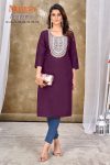 ATTRACTIVE RAYON EMBROIDERY WORK WOMENS KURTI ONLY CASUAL WEAR WHOLESALE PRICE ETHNIC GARMENT (2)