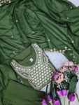ATTRACTIVE RAYON SEQUENCE CODING EMBROIDERY WORK TOP BOTTOM WITH DUPATTA FESTIVAL WEAR WHOLESALE PRICE ETHNIC GARMENT (4)