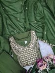 ATTRACTIVE RAYON SEQUENCE CODING EMBROIDERY WORK TOP BOTTOM WITH DUPATTA FESTIVAL WEAR WHOLESALE PRICE ETHNIC GARMENT (4)