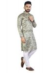 ATTRACTIVE SILK DIGITAL PRINT WORK MENS KURTA PAJAMA CASUAL WEAR WHOLESALE PRICE ETHNIC GARMENT (6)