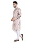 ATTRACTIVE SILK DIGITAL PRINT WORK MENS KURTA PAJAMA CASUAL WEAR WHOLESALE PRICE ETHNIC GARMENT (18)