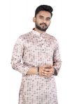 ATTRACTIVE SILK DIGITAL PRINT WORK MENS KURTA PAJAMA CASUAL WEAR WHOLESALE PRICE ETHNIC GARMENT (18)