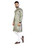 ATTRACTIVE SILK DIGITAL PRINT WORK MENS KURTA PAJAMA CASUAL WEAR WHOLESALE PRICE ETHNIC GARMENT (6)