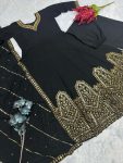 ATTRACTIVE SILK EMBROIDERY SEQUENCE WORK GOWN PALAZZO WITH DUPATTA PARTY WEAR WHOLESALE PRICE ETHNIC GARMENT (4)