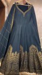 ATTRACTIVE SILK EMBROIDERY SEQUENCE WORK GOWN PALAZZO WITH DUPATTA PARTY WEAR WHOLESALE PRICE ETHNIC GARMENT (4)