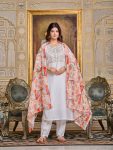 BOLLYWOOD CHANDERI SILK SEQUENCE CODING EMBROIDERY WORK TOP BOTTOM WITH DUPATTA FESTIVAL WEAR WHOLESALE PRICE ETHNIC GARMENT (18)