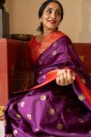 DESIGNER BANARASI SILK BROCADE WITH ZARI WORK SAREE WITH UNSTITCHED BLOUSE FESTIVAL WEAR WHOLESALE PRICE ETHNIC GARMENT (24)