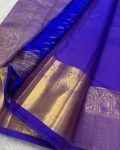 DESIGNER BANARASI SILK GOLD ZARI WEAVING WORK SAREE WITH UNSTITCHED BLOUSE FESTIVAL WEAR WHOLESALE PRICE ETHNIC GARMENT (3)