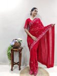 DESIGNER-CHIFFON-DIAMOND-WORK-SAREE-WITH-UNSTITCHED-BLOUSE-PARTY-WEAR-WHOLESALE-PRICE-ETHNIC-GARMENT-24.jpeg