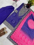 DESIGNER CHINON DIGITAL PRINTED EMBROIDERY WORK TOP PALAZZO WITH DUPATTA PARTY WEAR WHOLESALE PRICE ETHNIC GARMENT (11)