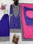 DESIGNER CHINON DIGITAL PRINTED EMBROIDERY WORK TOP PALAZZO WITH DUPATTA PARTY WEAR WHOLESALE PRICE ETHNIC GARMENT (11)