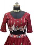 DESIGNER CHINON EMBROIDERY SEQUENCE WORK LEHENGA CHOLI WITH DUPATTA PARTY WEAR WHOLESALE PRICE ETHNIC GARMENT (2)