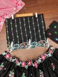 DESIGNER CHINON EMBROIDERY SEQUENCE WORK LEHENGA CHOLI WITH DUPATTA PARTY WEAR WHOLESALE PRICE ETHNIC GARMENT (3)