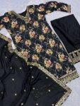 DESIGNER CHINON SILK FLORAL DIGITAL PRINT EMBROIDERY SEQUENCE WORK TOP PALAZZO WITH DUPATTA PARTY WEAR WHOLESALE PRICE ETHNIC GARMENT (3)