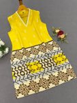 DESIGNER COTTON PRINT WORK ONLY KURTI CASUAL WEAR WHOLESALE PRICE ETHNIC GARMENT (7)