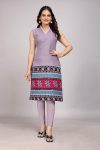 DESIGNER COTTON PRINT WORK ONLY KURTI CASUAL WEAR WHOLESALE PRICE ETHNIC GARMENT (18)