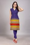 DESIGNER COTTON PRINT WORK ONLY KURTI CASUAL WEAR WHOLESALE PRICE ETHNIC GARMENT (5)