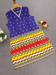 DESIGNER COTTON PRINT WORK ONLY KURTI CASUAL WEAR WHOLESALE PRICE ETHNIC GARMENT (5)