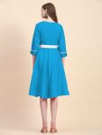 DESIGNER COTTON SIMPLE ONE PICE PARTY WEAR WHOLESALE PRICE ETH IC GARMENT (5)