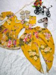 DESIGNER GEORGETTE DIGITAL PRINRED LACE WORK KID’S TOP DHOTI WITH DUPATTA PARTY WEAR WHOLESALE PRICE ETHNIC GARMENT (3)