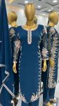 DESIGNER GEORGETTE EMBROIDERY DIAMOND WORK TOP BOTTOM WITH DUPATTA PARTY WEAR WHOLESALE PRICE ETHNIC GARMENT ‘ (14)