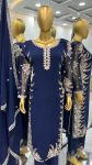 DESIGNER GEORGETTE EMBROIDERY DIAMOND WORK TOP BOTTOM WITH DUPATTA PARTY WEAR WHOLESALE PRICE ETHNIC GARMENT ‘ (8)