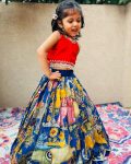 DESIGNER GEORGETTE EMBROIDERY SEQUENCE HAND WORK KIDS LEHENGA CHOLI WEDDING WEAR WHOLESALE PRICE ETHNIC GARMENT (4)