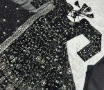 DESIGNER GEORGETTE EMBROIDERY WORK GOWN PANT WITH DUPATTA FESTIVAL WEAR WHOLESALE PRICE ETHNIC GARMENT (11)