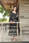 DESIGNER GEORGETTE EMBROIDERY WORK GOWN PANT WITH DUPATTA FESTIVAL WEAR WHOLESALE PRICE ETHNIC GARMENT (11)