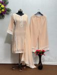 DESIGNER GEORGETTE GPO LACE WORK TOP PALAZZO WITH DUPATTA FESTIVAL WEAR WHOLESALE PRICE ETHNIC GARMENT (4)