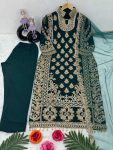 DESIGNER GEORGETTE SEQUENCE WORK TOP PANT WITH DUPATTA FESTIVAL WEAR WHOLESALE PRICE ETHNIC GARMENT (4)