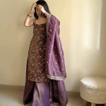 DESIGNER JIMMY CHOO EMBROIDERY SEQUENCE WORK TOP PALAZZO WITH DUPATTA FESTIVAL WEAR WHOLESALE PRICE ETHNIC GARMENT (4)