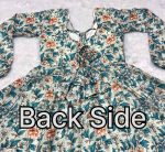 DESIGNER MUSLIN CROCHET PRINT WORK GOWN PANT WITH DUPATTA CASUAL WEAR WHOLESALE PRICE ETHNIC GARMENT (12)