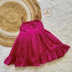 DESIGNER RAYOM FRILL DESIGNER SLEEVELESS KID’S FROCK PARTY WEAR WHOLESALE PRICE ETHNIC GARMENT (7)