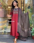 DESIGNER RAYON MIRROR WORK TOP PANT WITH DUPATTA CASUAL WEAR WHOLESALE PRICE ETHNIC GARMENT (2)