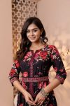 DESIGNER RAYON PRINT WORK TOP PENT WITH BELT PARTY WEAR WHOLESALE PRICE ETHNIC GARMENT (3)