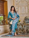 DESIGNER RAYON SEQUENCE CODING EMBROIDERY WORK TOP BOTTOM WITH DUPATTA FESTIVAL WEAR WHOLESALE PRICE ETHNIC GARMENT (7)