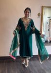 DESIGNER SILK EMBROIDERY SEQUENCE WORK TOP PALAZZO WITH DUPATTA FESTIVAL WEAR WHOLESALE PRICE ETHNIC GARMENT (3)