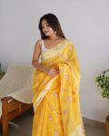 DESIGNER-SOFT-COTTON-JACQUARD-WEAVING-WORK-SAREE-WITH-UNSTITCHED-BLOUSE-WHOLESALE-PRICE-ETHNIC-GARMENT-9.jpg