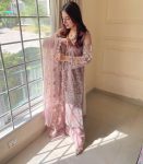 DESIGNER SOFT NET SEQUENCE WITH PEARL HAND WORK TOP PALAZZO WITH DUPATTA FESTIVAL WEAR WHOLESALE PRICE ETHNIC GARMENT (12)
