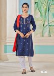 DESIGNER VISCOSE EMBROIDERY WORK TOP PANT WITH DUPATTA DAILY WEAR WHOLESALE PRICE ETHNIC GARMENT (12)