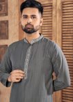 DESIGNER VISCOSE WEAVING STRIPE WITH EMBROIDERY WORK MENS KURTA PAJAMA FESTIVAL WEAR WHOLESALE PRICE ETHNIC GARMENT (10)