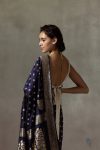 FANCY BANARASI SILK WEAVING WORK SAREE WITH UNSTITCHED BLOUSE FESTIVAL WEAR WHOLESALE PRICE ETHNIC GARMENT (9)