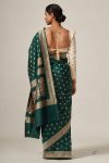 FANCY BANARASI SILK WEAVING WORK SAREE WITH UNSTITCHED BLOUSE FESTIVAL WEAR WHOLESALE PRICE ETHNIC GARMENT (13)