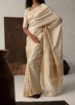 FANCY BANARASI SILK WEAVING WORK SAREE WITH UNSTITCHED BLOUSE FESTIVAL WEAR WHOLESALE PRICE ETHNIC GARMENT (28)