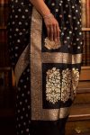 FANCY BANARASI SILK WEAVING WORK SAREE WITH UNSTITCHED BLOUSE FESTIVAL WEAR WHOLESALE PRICE ETHNIC GARMENT (3)